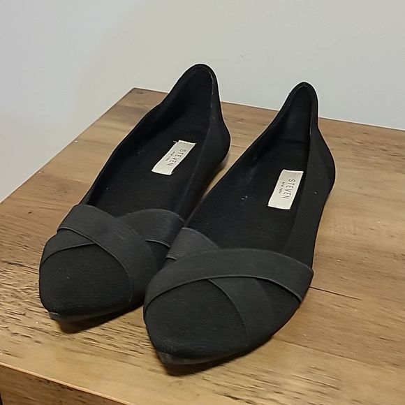 Steven By Steve Madden Shoes - STEVEN NEW YORK by Steve madden black flats